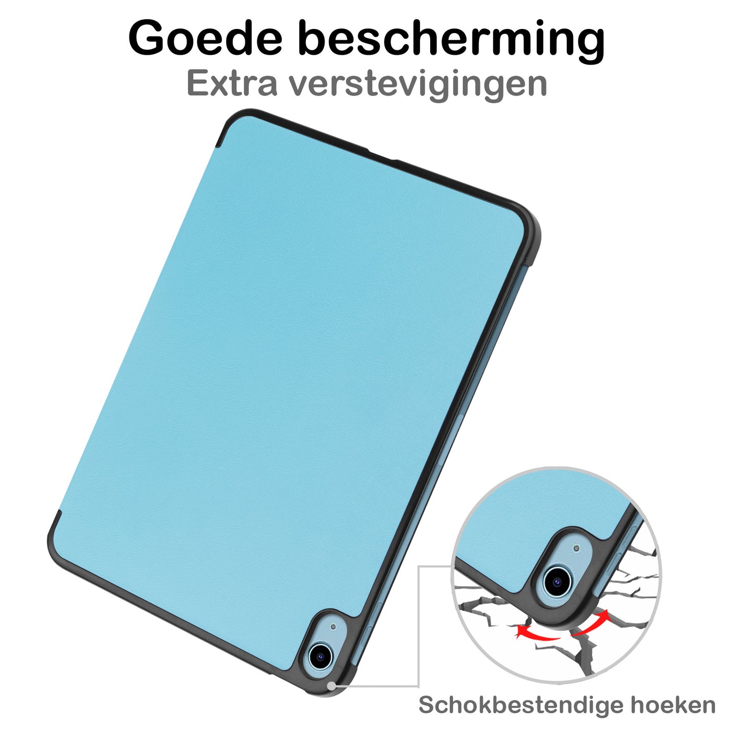 iPad 2022 Hoesje Book Case - Lichtblauw