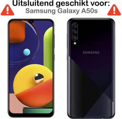 Samsung A50s Hoesje Siliconen Backcover Lichtgewicht - Transparant
