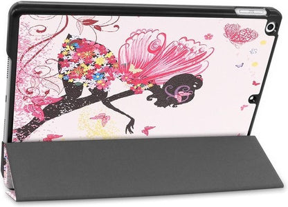 iPad 10.2 2019 Trifold Bookcase Hoes - Elfje