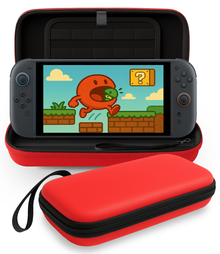 Nintendo Switch 2 Hard Cover Hoes met Koord - Rood