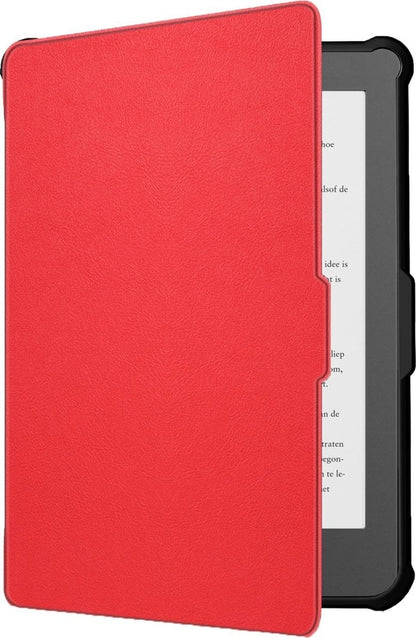 Kobo Clara HD Bookcase Hoes Shockabsorberend - Rood