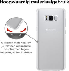 Samsung S8 Hoesje Siliconen Backcover Lichtgewicht - Transparant