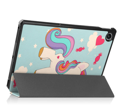 Lenovo Tab M10 Plus 3rd Gen Trifold Bookcase Hoes - Eenhoorn