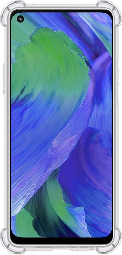 OPPO A54 Hoesje Shockproof Backcover Siliconen - Transparant