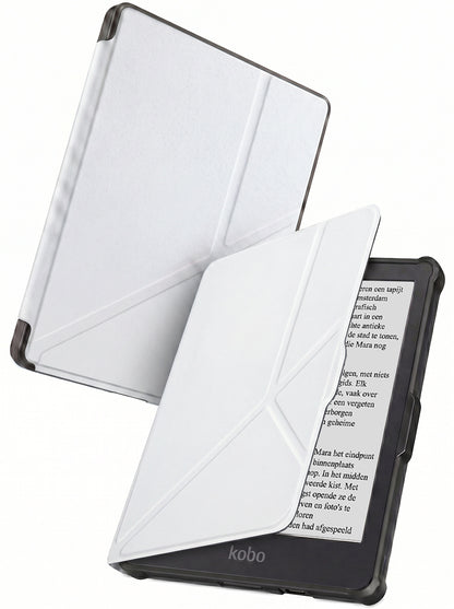 Kobo Clara HD Trifold Bookcase Hoes - Wit