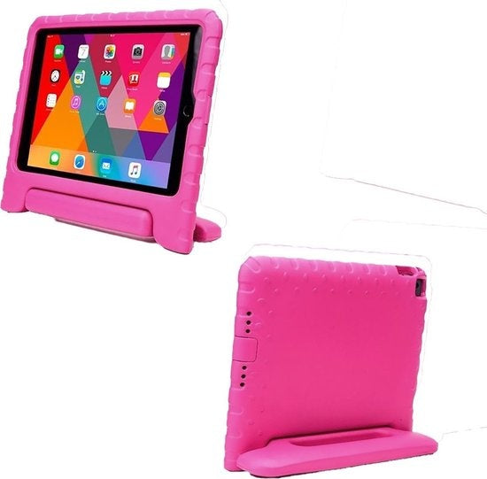 iPad 10.2 2019 Hoesje Kids Cover Bumper - Roze