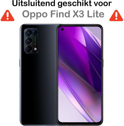 OPPO Find X3 Lite Hoesje Shockproof Backcover Siliconen - Transparant