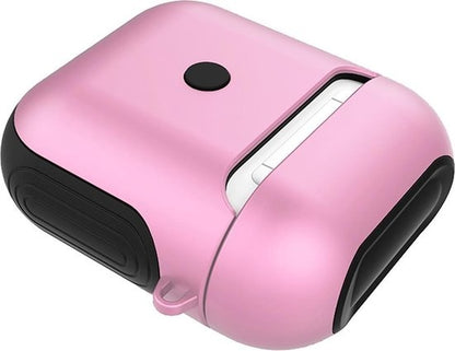 AirPods 2 Hoesje Hard Case Shockbestendig - Lichtroze
