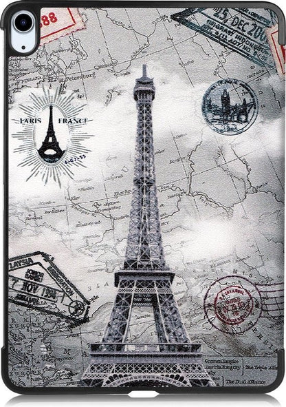 iPad Air 2020 Trifold Bookcase Hoes - Eiffeltoren