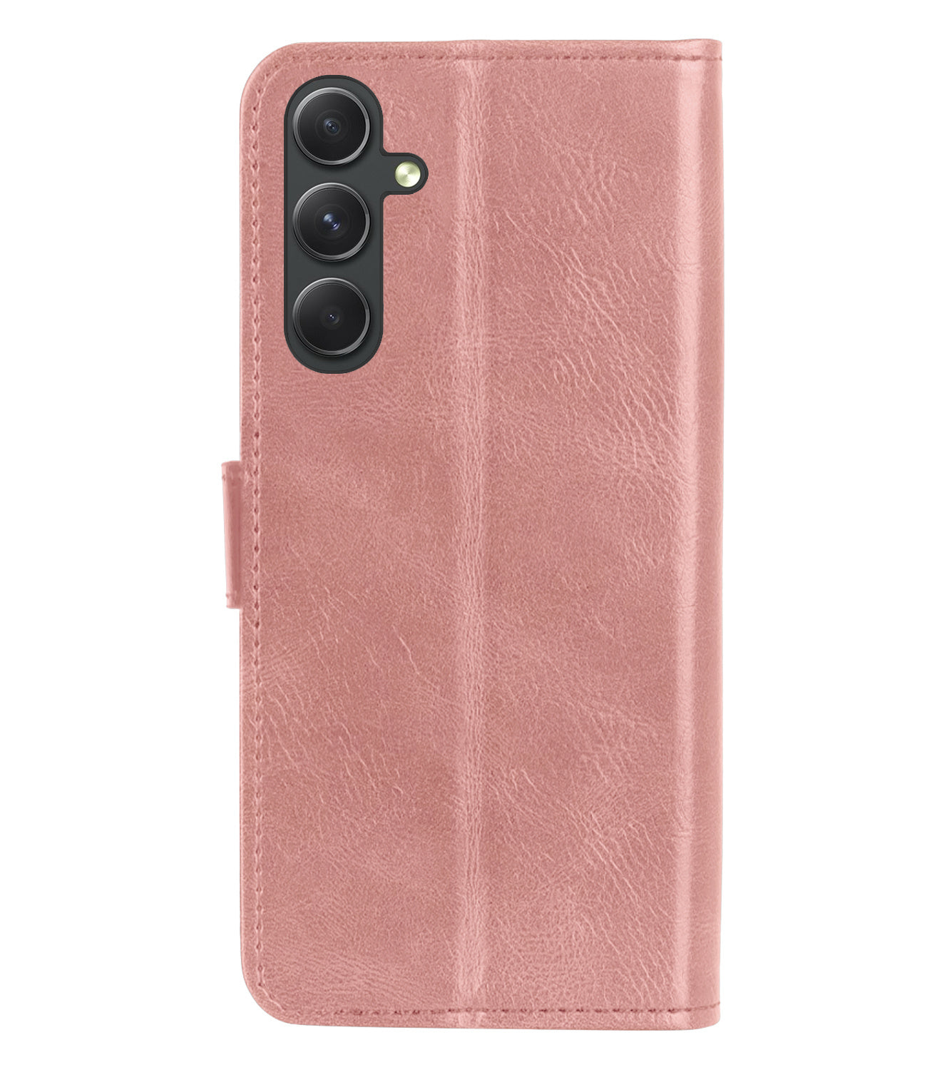 Samsung A14 Hoesje Book Case Kunstleer - Rosé goud