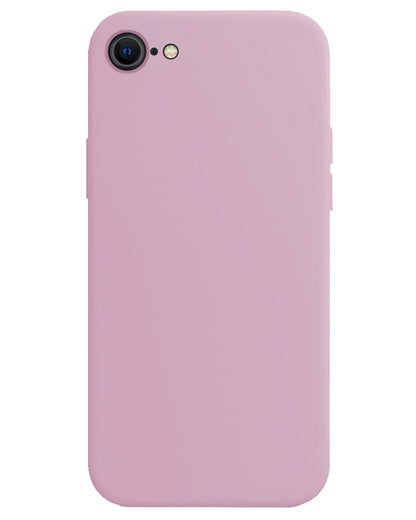 iPhone SE 2022 Hoesje Siliconen Backcover Lichtgewicht - Lila