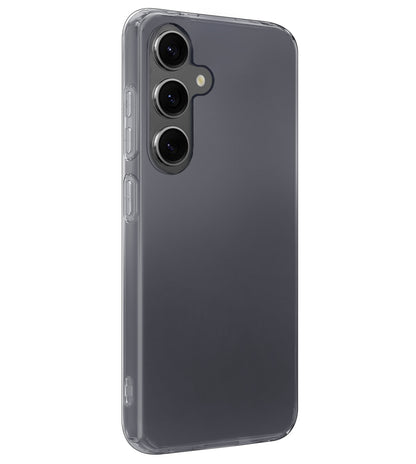 Samsung A55 Hoesje Siliconen Backcover Lichtgewicht - Transparant