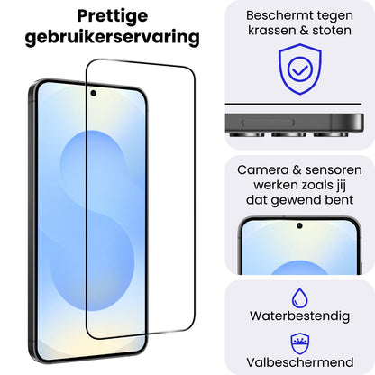 Samsung S25 Plus Screenprotector Gehard Glas - Full Screen