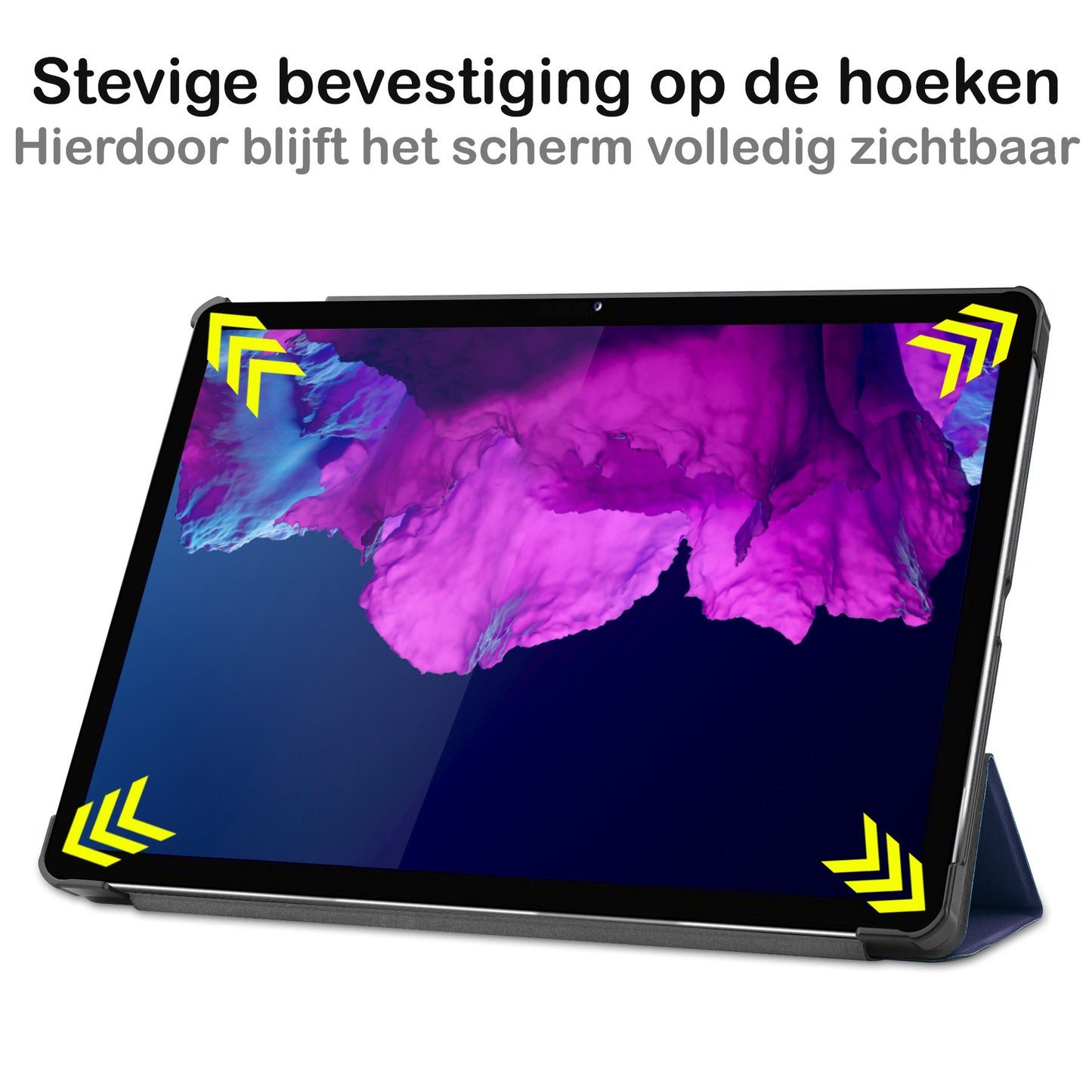 Lenovo Tab P11 Hoesje Book Case - Donkerblauw