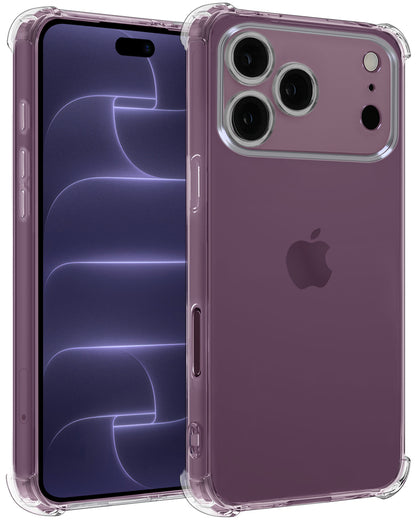 iPhone 18 Pro Hoesje Shockproof Backcover Siliconen - Transparant