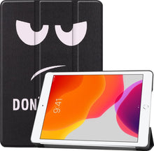 iPad 10.2 2019 Trifold Bookcase Hoes - Don't Touch Me