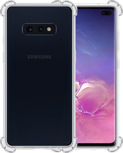 Samsung S10e Hoesje Shockproof Backcover Siliconen - Transparant