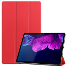 Lenovo Tab P11 Plus Trifold Bookcase Hoes - Rood