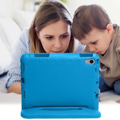 iPad Mini 7 Kinderhoes Shockabsorberend Foam - Blauw