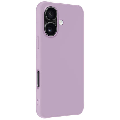 iPhone 16 Plus Hoesje Siliconen Backcover Lichtgewicht - Lila