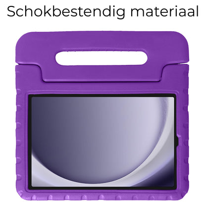 Samsung Galaxy Tab A9 Plus Kinderhoes Shockabsorberend Foam - Paars