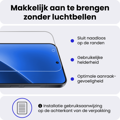 Xiaomi 15 Screenprotector Gehard Glas - Anti-kras