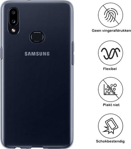 Samsung A10s Hoesje Siliconen - Transparant