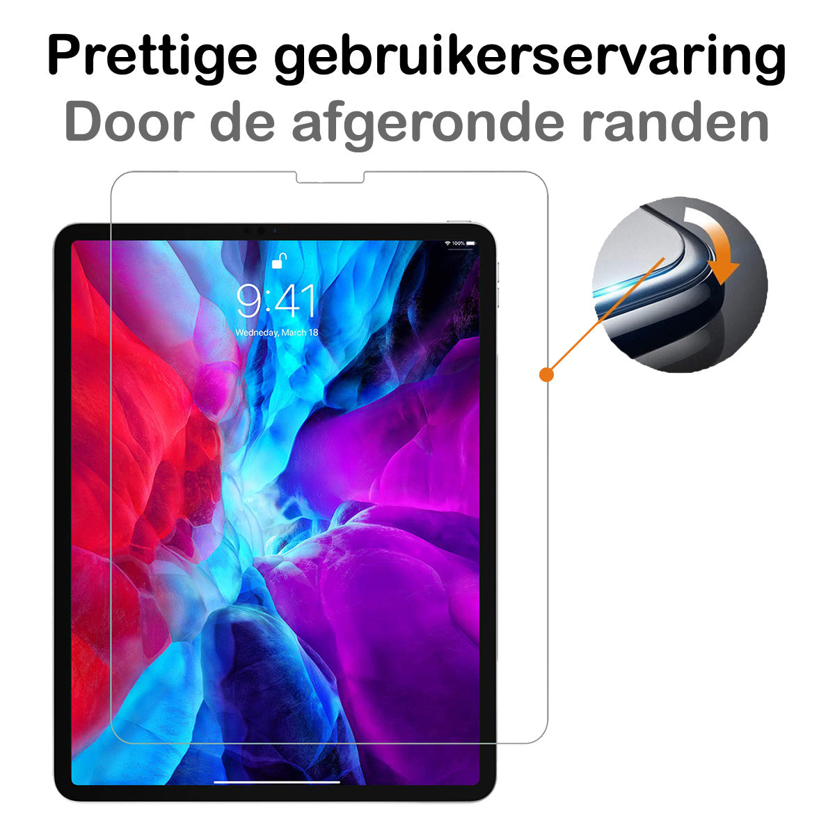 Screenprotector Geschikt voor iPad Pro 12.9 inch 2020 Screenprotector Glas