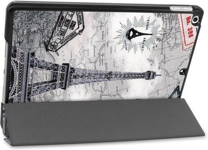 iPad 10.2 2019 Trifold Bookcase Hoes - Eiffeltoren