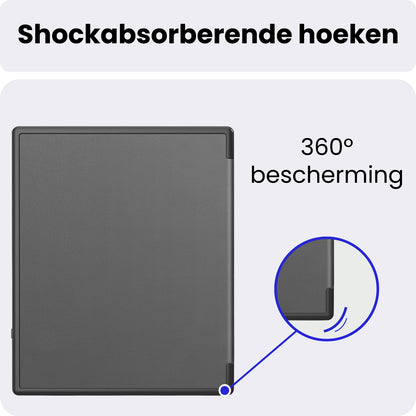 Kobo Elipsa 2E Bookcase Hoes Shockabsorberend - Grijs