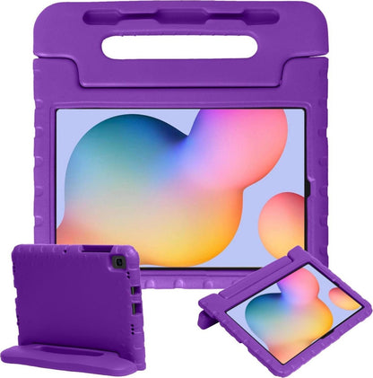 Samsung Galaxy Tab S6 Lite Hoesje Kids Cover Bumper - Paars