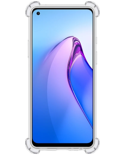 OPPO Reno 8 Pro Hoesje Shockproof Backcover Siliconen - Transparant