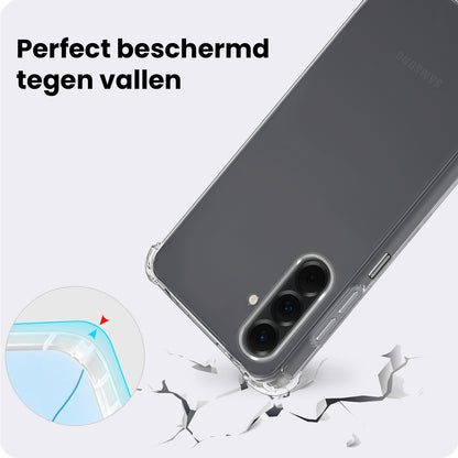 Samsung A26 Hoesje Shockproof Backcover Siliconen - Transparant