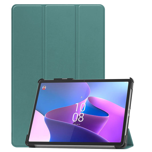 Lenovo Tab P11 Pro Tablethoes Smcpen Met Screenprotector - Donkergroen