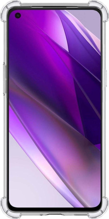 OPPO Find X3 Lite Hoesje Shockproof Backcover Siliconen - Transparant