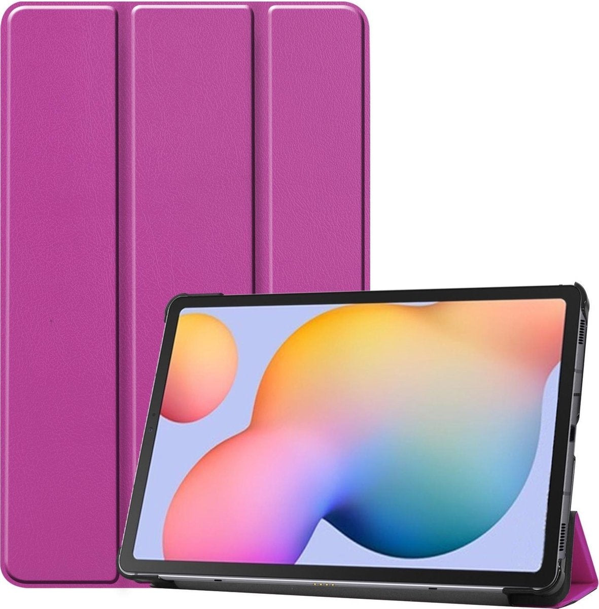 Samsung Galaxy Tab S6 Lite Hoesje Book Case - Paars