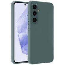 Samsung A35 Hoesje Siliconen Backcover Lichtgewicht - Donkergroen