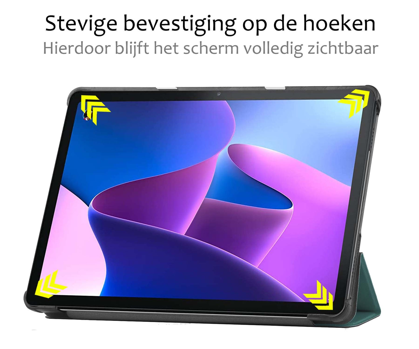 Lenovo Tab M10 (3rd gen) Hoesje Book Case - Donkergroen