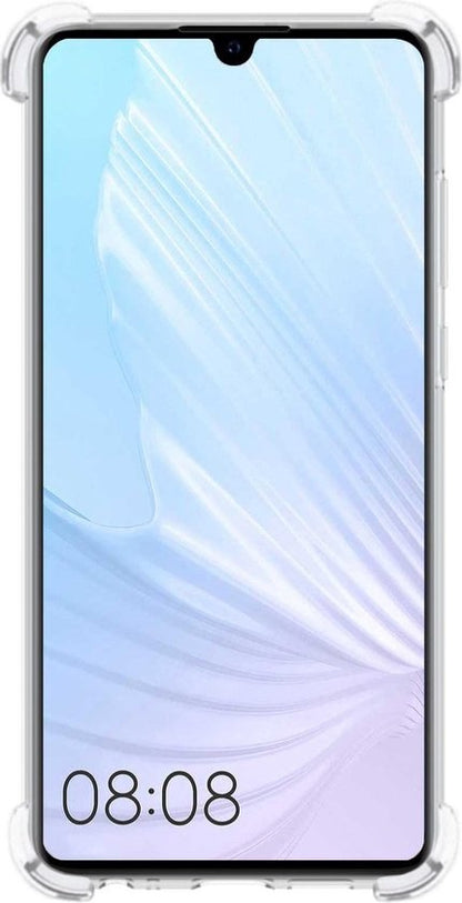 Huawei P30 Lite Hoesje Shockproof Backcover Siliconen - Transparant