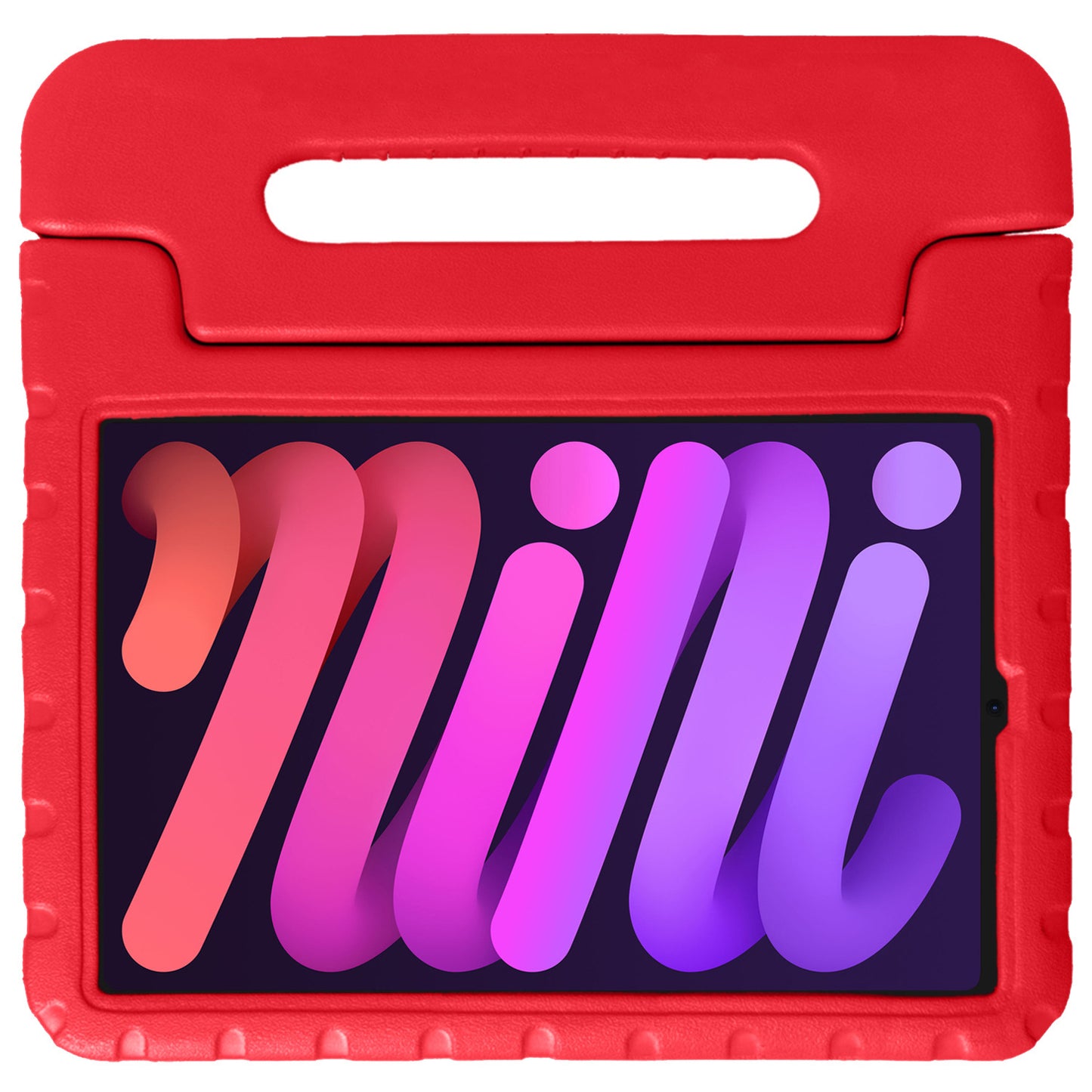 iPad Mini 6 Hoesje Kids Cover Bumper - Rood