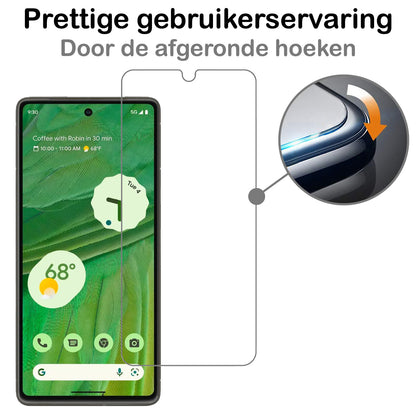 Google Pixel 7 Screenprotector Gehard Glas - Anti-kras