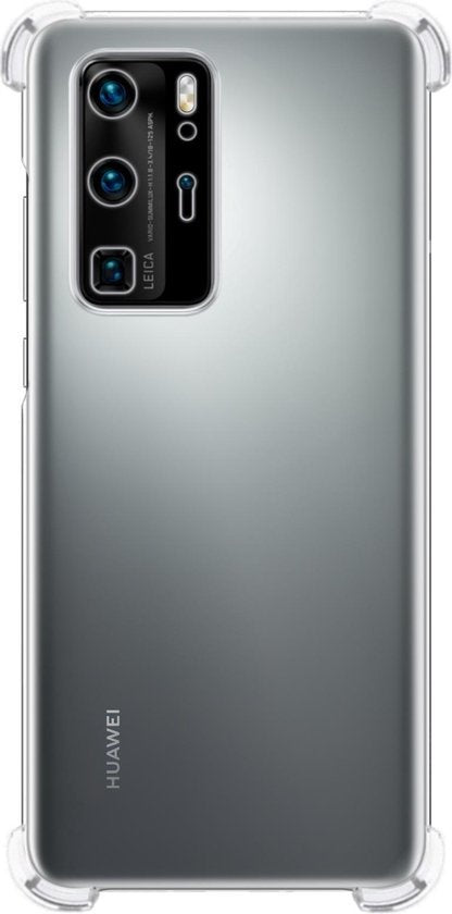 Huawei P40 Pro Hoesje Shockproof Backcover Siliconen - Transparant