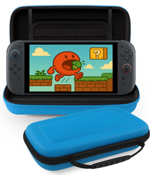 Nintendo Switch 2 Hard Cover Hoes met Spellen ruimte - Blauw