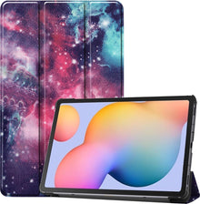 Samsung Galaxy Tab S6 Lite Trifold Bookcase Hoes - Galaxy