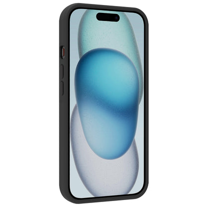 iPhone 15 Hoesje Geschikt voor Magsafe Backcover Shockproof - Zwart