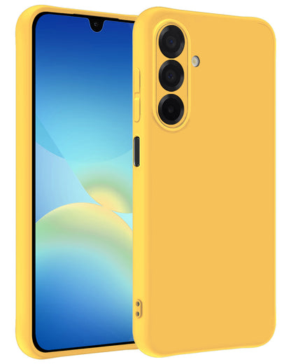 Samsung A26 Hoesje Siliconen Backcover Lichtgewicht - Geel