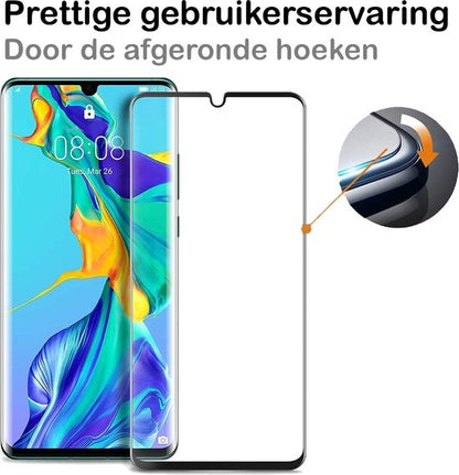 Huawei P30 Pro Screenprotector Gehard Glas - Full Screen