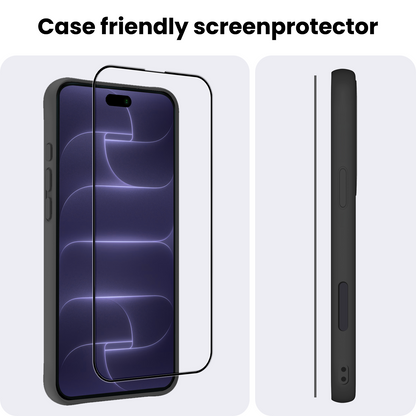 iPhone 18 Pro Screenprotector Flexibel Glas met Installatieframe
