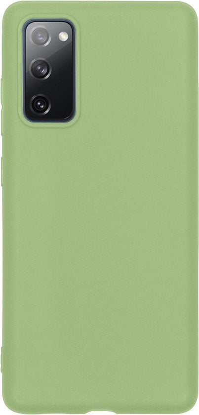 Samsung A41 Hoesje Siliconen Backcover Lichtgewicht - Groen