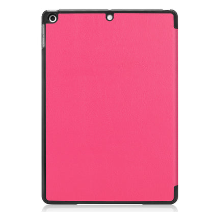 iPad 10.2 2021 Trifold Bookcase Hoes - Roze